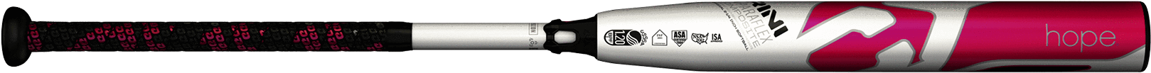 Baseball Bat Clipart Pink - 2016 Demarini Fastpitch Softball Bat (2000x560), Png Download
