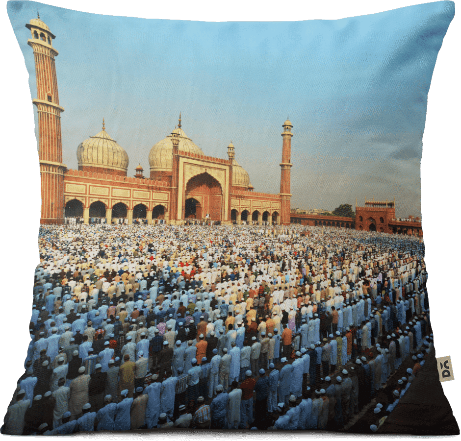 Dailyobjects Jama Masjid 12" Cushion Cover Buy Online - Jama Masjid (940x900), Png Download