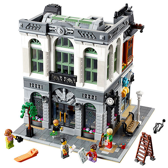 Brick Bank - Lego 10251 (1042x585), Png Download