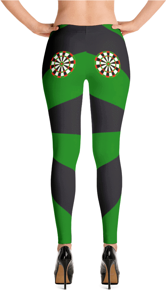 Sexy Dart Lover's Leggings - Leggings (1000x1000), Png Download