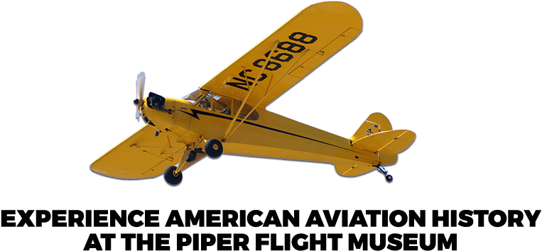 The Piper Flight Center Museum Is Located At The Salem - Piper J-3 Cub (850x400), Png Download