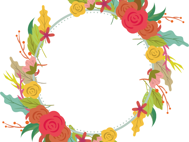 Greek Clipart Garland - Artistic Flower Garland (640x480), Png Download