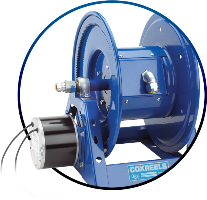 Motorized Hose Reels Motorized Cord Reels - Rotor (800x800), Png Download