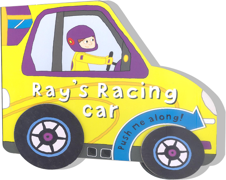 Picture Of Wheeled Vehicle Book-ray's Racing Car - Model Car (878x912), Png Download