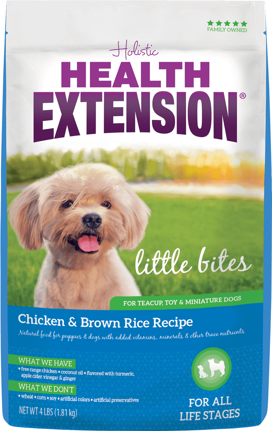 Health Extension Little Bites Chicken & Brown Rice - Companion Dog (1500x1500), Png Download