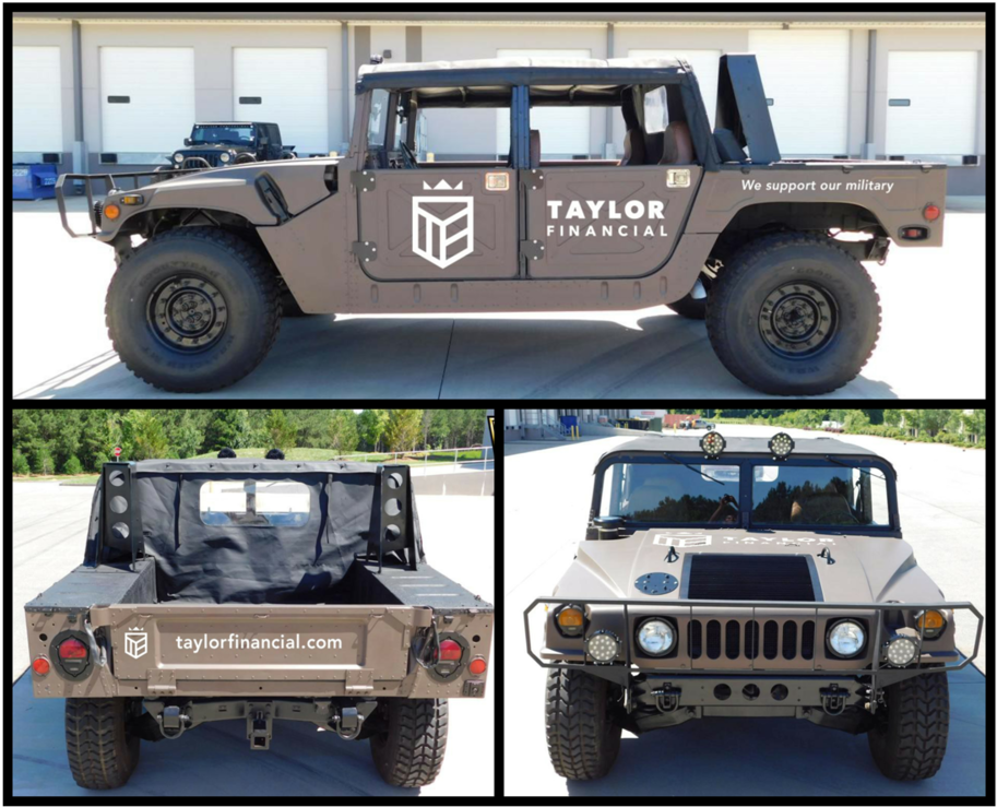 Taylor Financial Military Hummer - Hummer H1 (1000x810), Png Download
