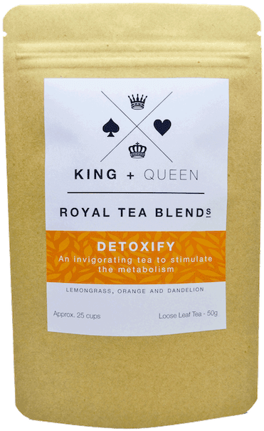 Detoxify King And Queen - Label (464x700), Png Download
