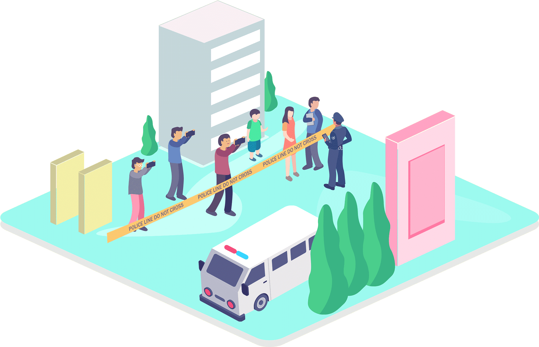 Witnesses Are Quick To Pull Out Their Cellphone And - Graphic Design (2000x1600), Png Download