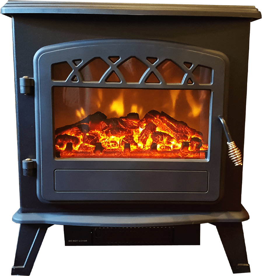 Electric Log Burner Transparent Image - Wood-burning Stove (1000x1000), Png Download