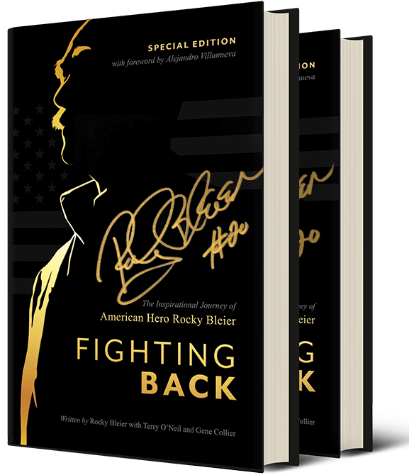 Buy "fighting Back" - Rocky Bleier Fighting Back Book (636x675), Png Download