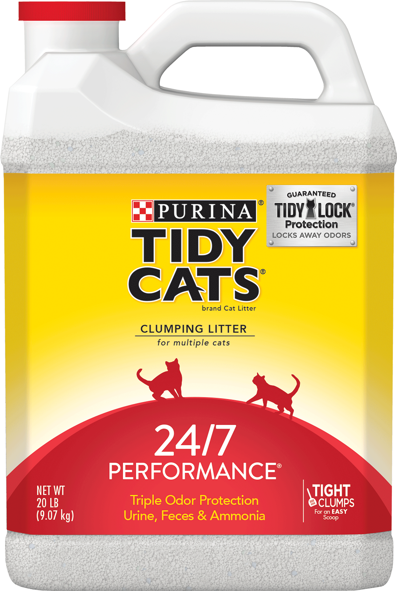 Purina Tidy Cats 24/7 Performance Clumping Cat Litter, - Kitty Litter Tidy Cats (2000x2000), Png Download