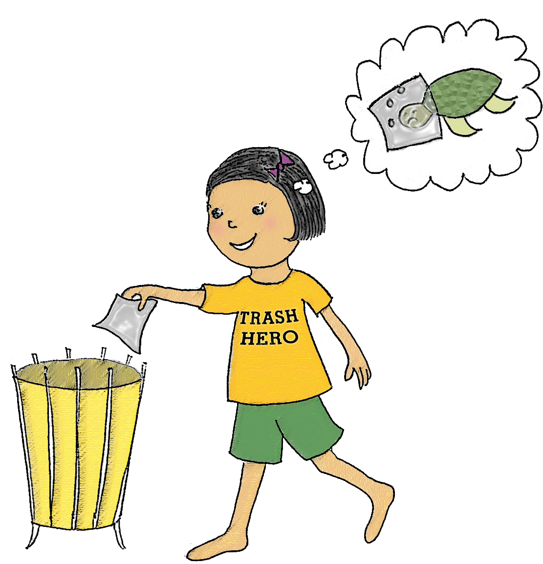 Litter-girl - Someone Littering Clipart (1128x1162), Png Download