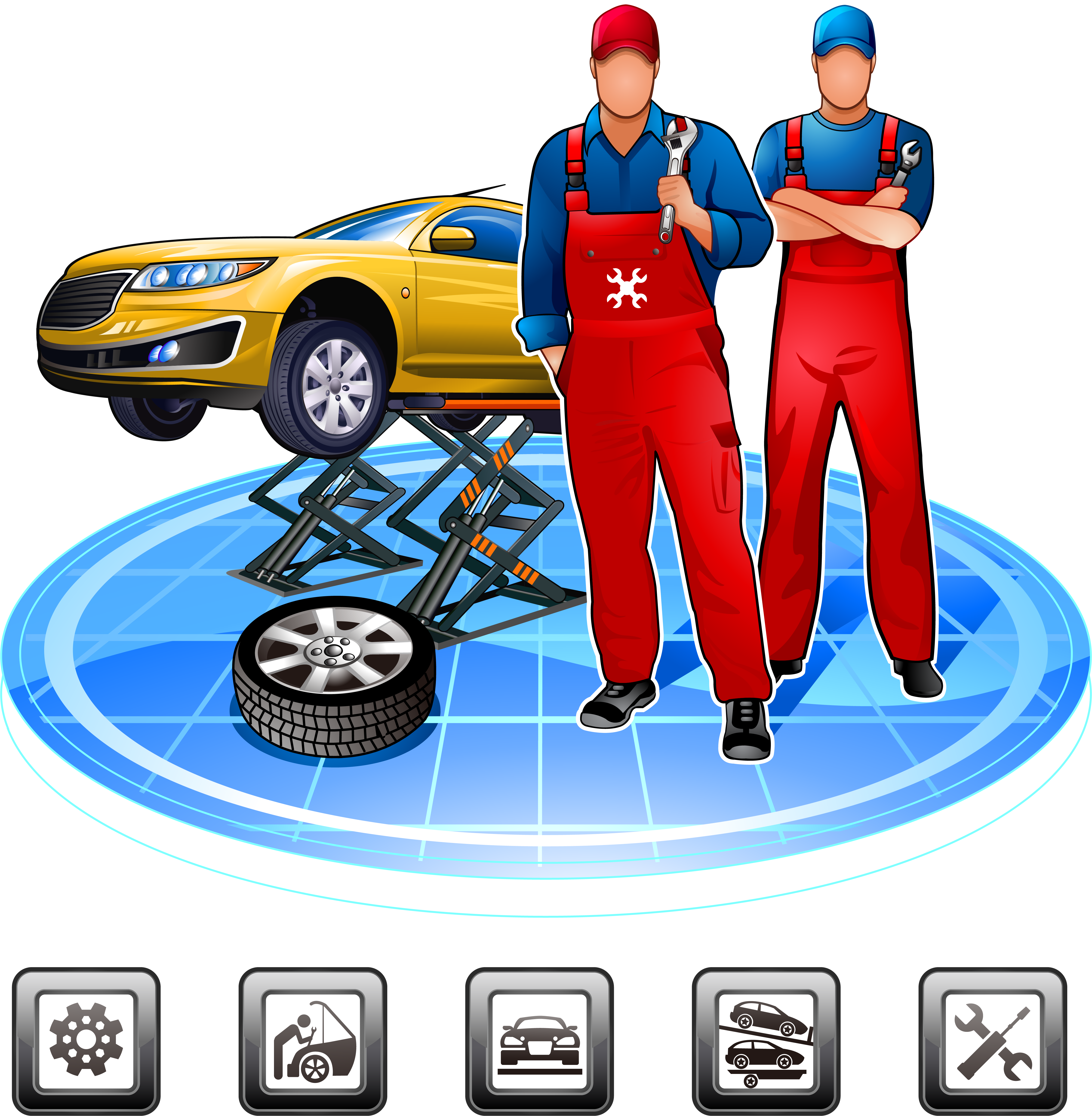Car Maintenance Repair And - Maintenance Cars Png (4961x7016), Png Download