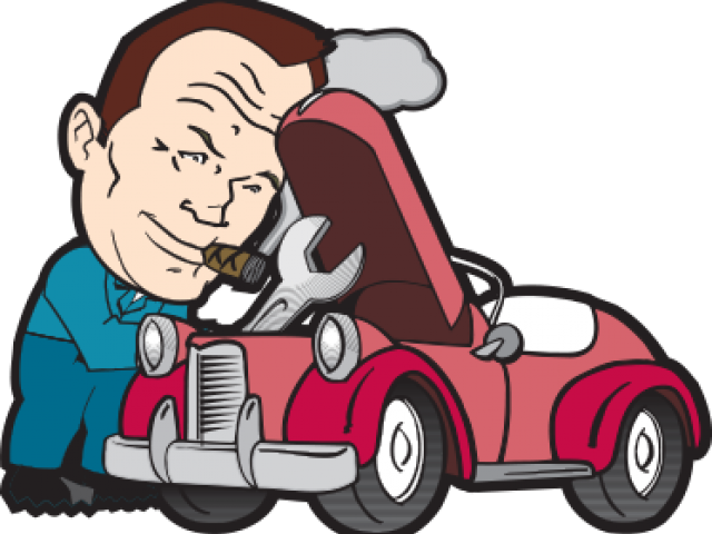 Mechanical Clipart Auto Mechanic Shop - Car Mechanic Animated Png (640x480), Png Download
