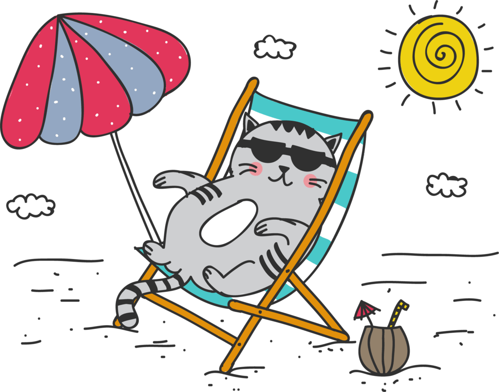 Cat Litter Box Clipart - Cat (1024x805), Png Download