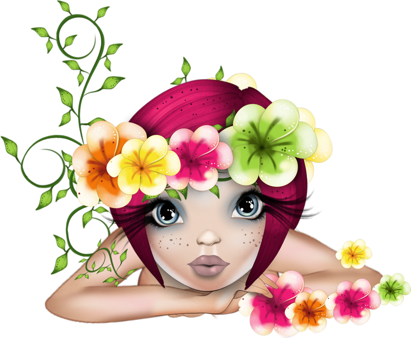 Forgetmenot - Alicia Mujica Owls Девушки 3d Png (800x657), Png Download