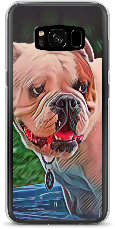 English Bulldog Samsung Case - Olde English Bulldogge (1000x1000), Png Download