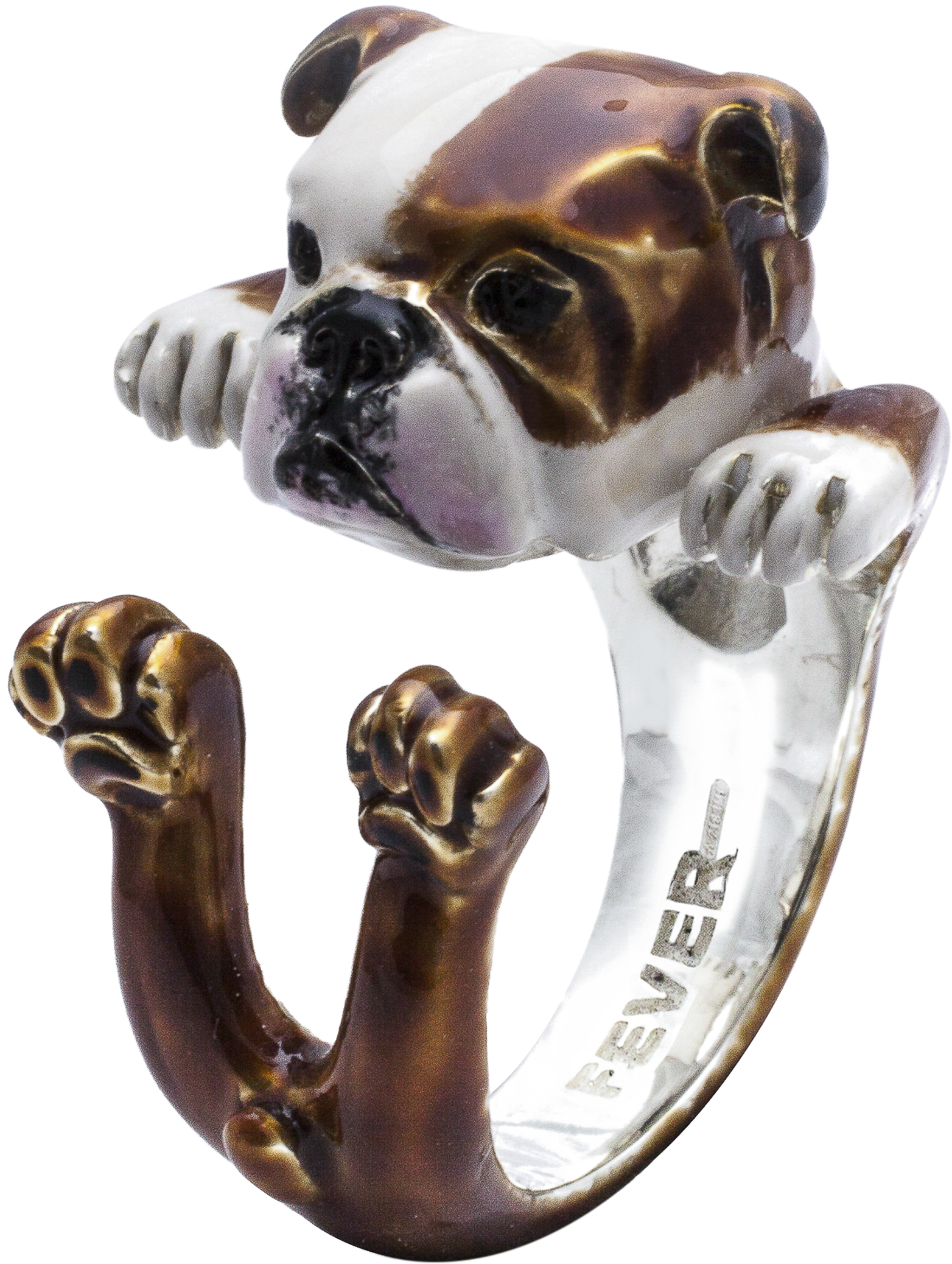 English Bulldog Hug Ring - Dog Fever Bulldog English (3180x3180), Png Download