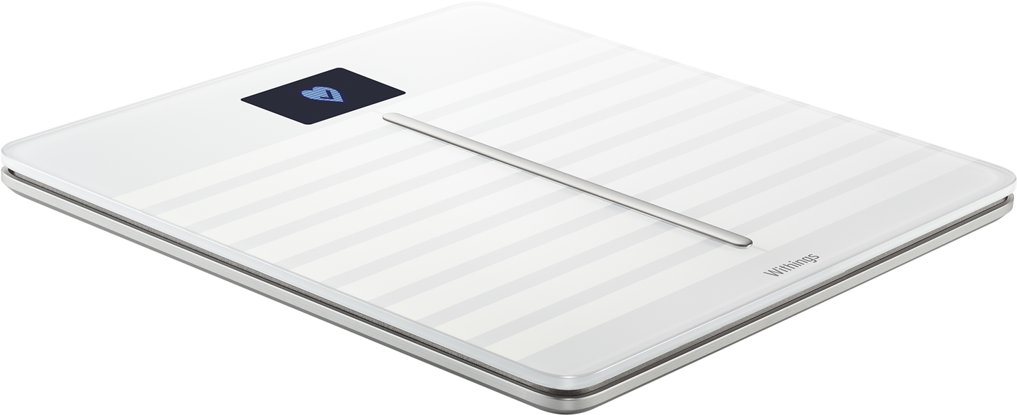 Withings Body Cardio Weighing Scale - Withings Body Cardio White (1500x623), Png Download