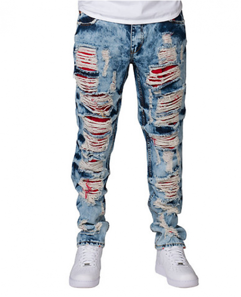 Elite Rip Repair Jeans - Heritage America Jeans (600x600), Png Download