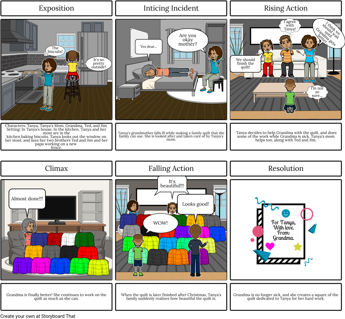 The Patchwork Quilt - Cartoon (1164x1086), Png Download