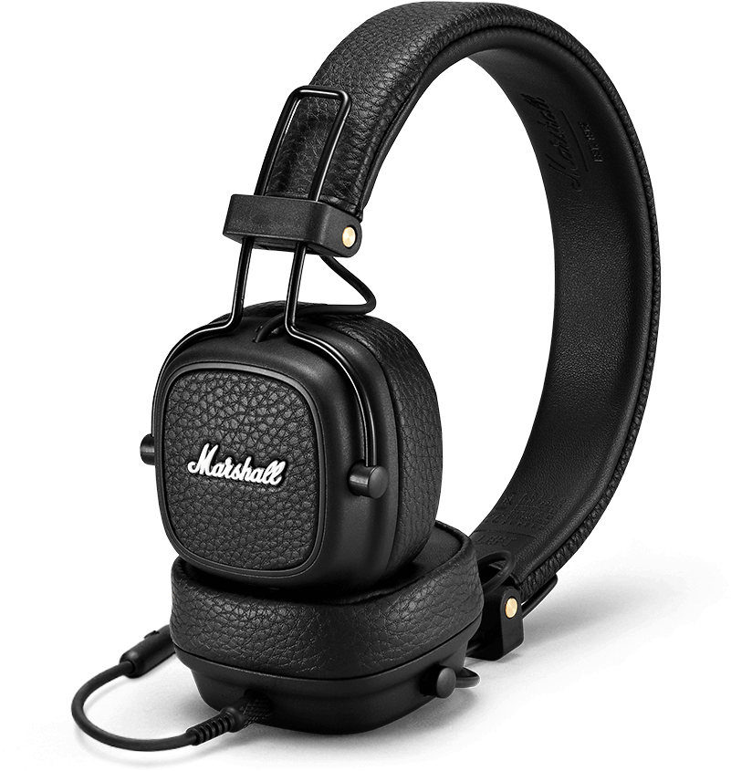 Major Iii Black - Marshall Major Iii Bluetooth (900x900), Png Download