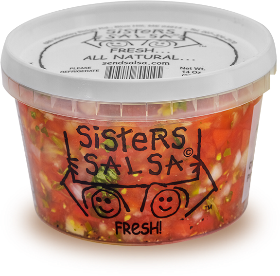 Salsa-original - Two Sisters Salsa (600x600), Png Download