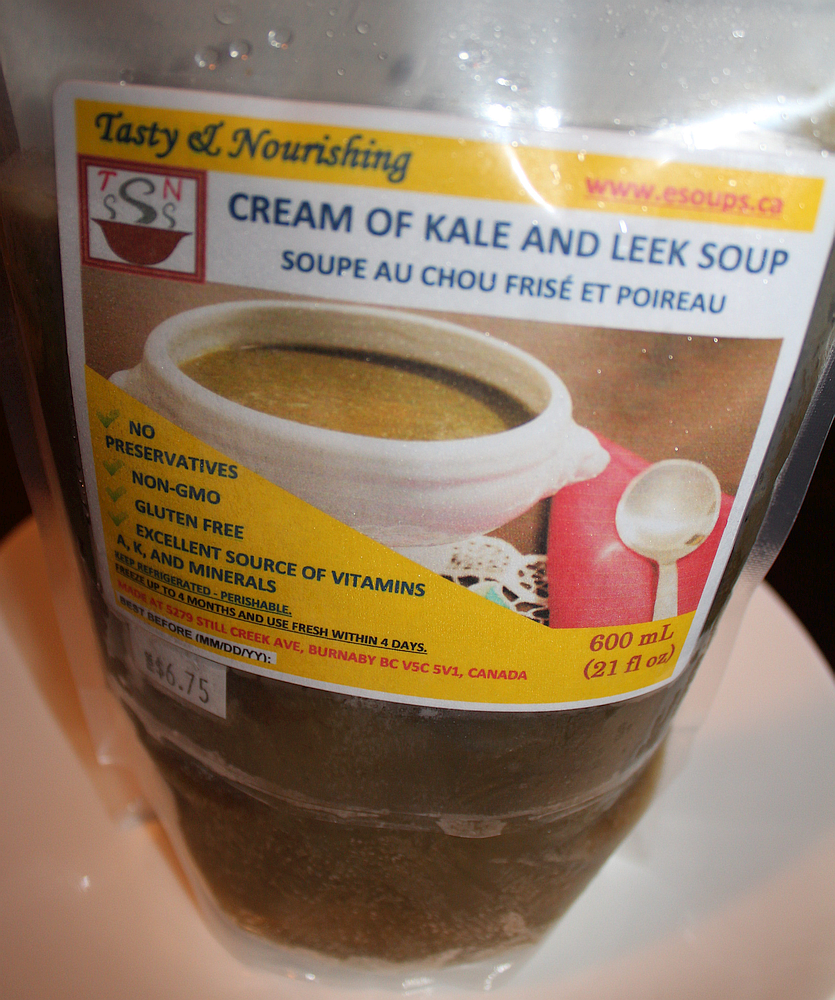 Cream Of Kale And Leek Soup - Instant Coffee (835x1000), Png Download