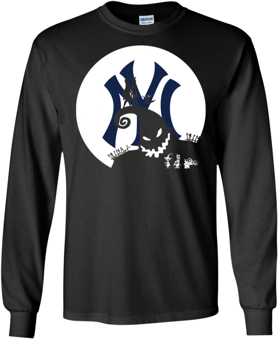 Jack Skellington And Sally New York Yankees Halloween - New York Yankees (1155x1155), Png Download