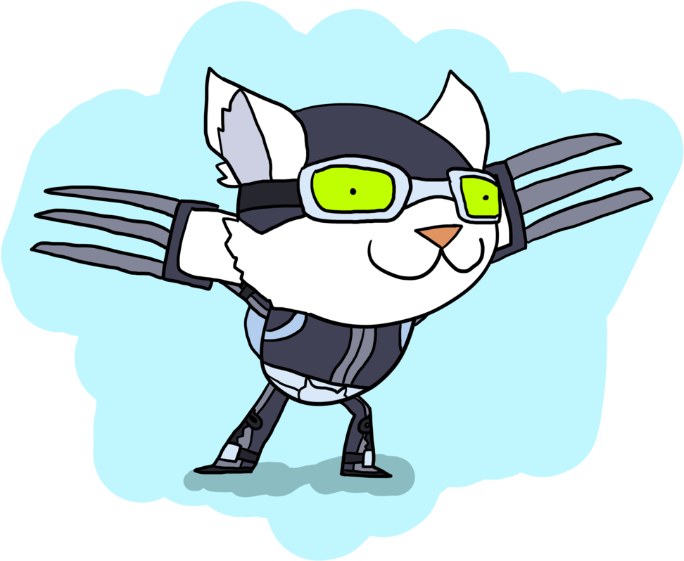 Criminal Clipart Cat Burglar - Brawlhalla Asuri By Clunse (983x812), Png Download