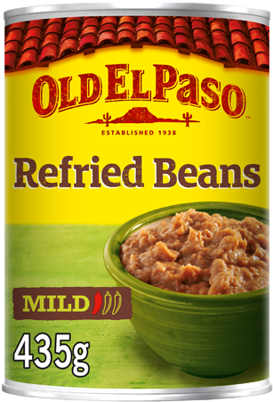 Old El Paso Refried Beans (800x450), Png Download