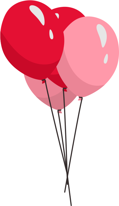 Vector Balloons Png Transparent - Прикольный Доброе Утро Любимая (1000x824), Png Download