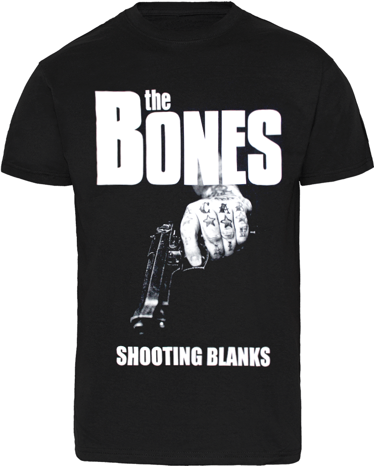 The Bones "shooting Blanks" T-shirt - Track Field T Shirts (1000x1000), Png Download