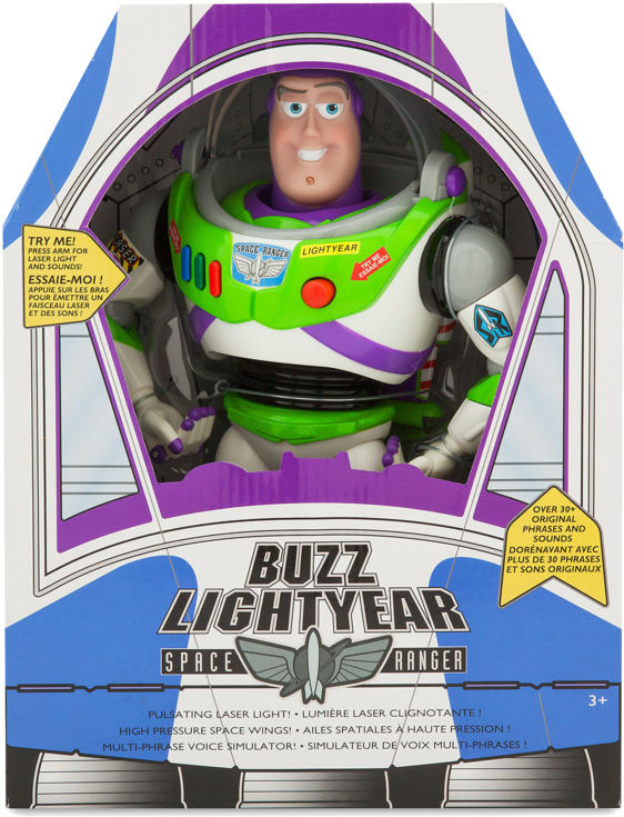 Toy Story Buzz Lightyear Original Talking Doll Buzz - Toy Story Buzz Lightyear Disney Store (800x800), Png Download