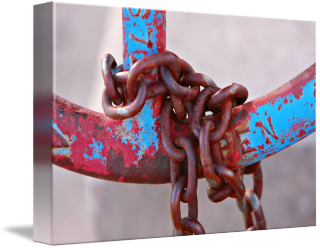 "rusty Chains" By James "bo" Insogna, Boulder / Longmont - Visual Arts (650x504), Png Download