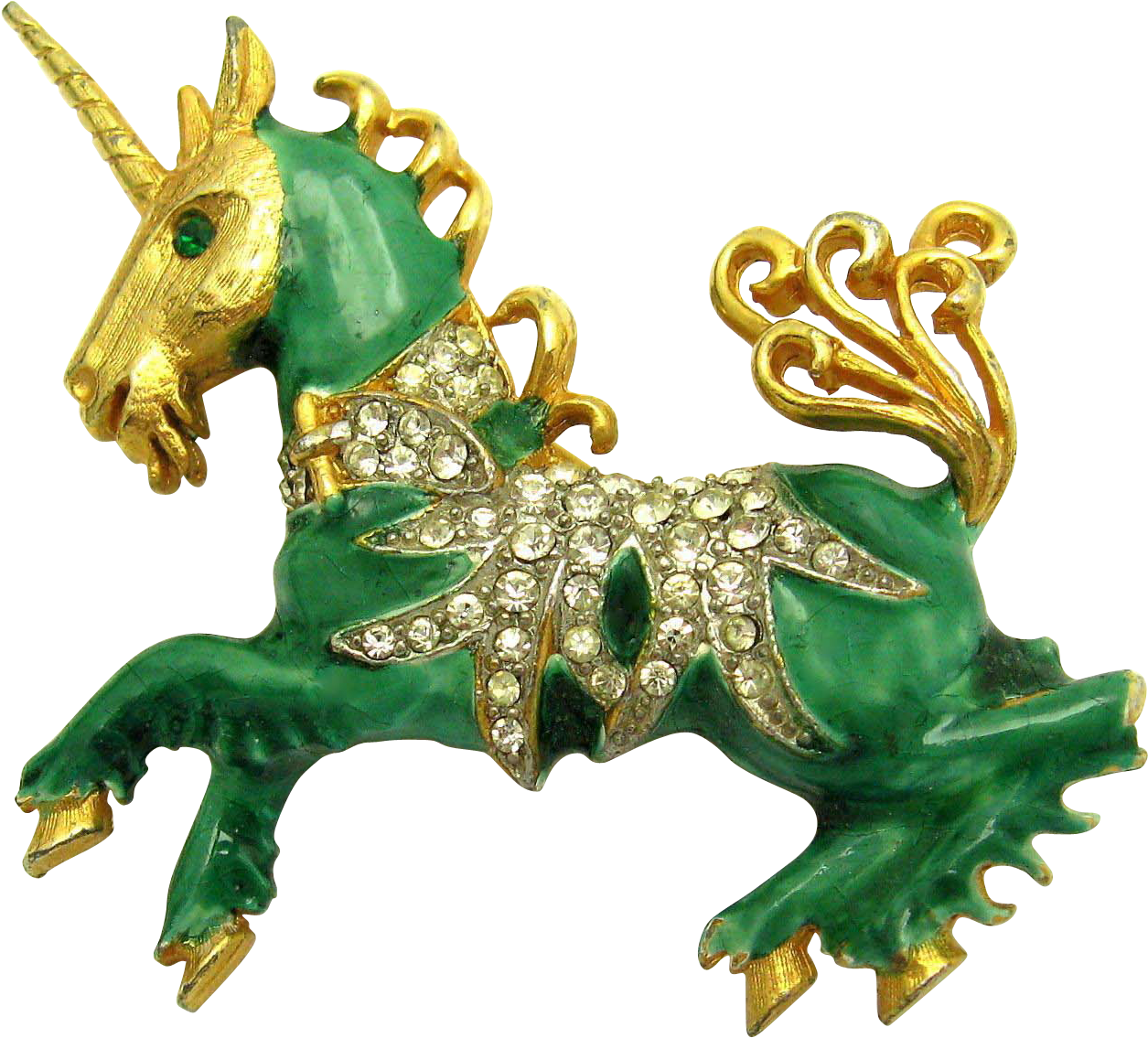 Beautiful And Rare Kenneth J Lane Kjl Unicorn Brooch - Unicorn (1254x1254), Png Download