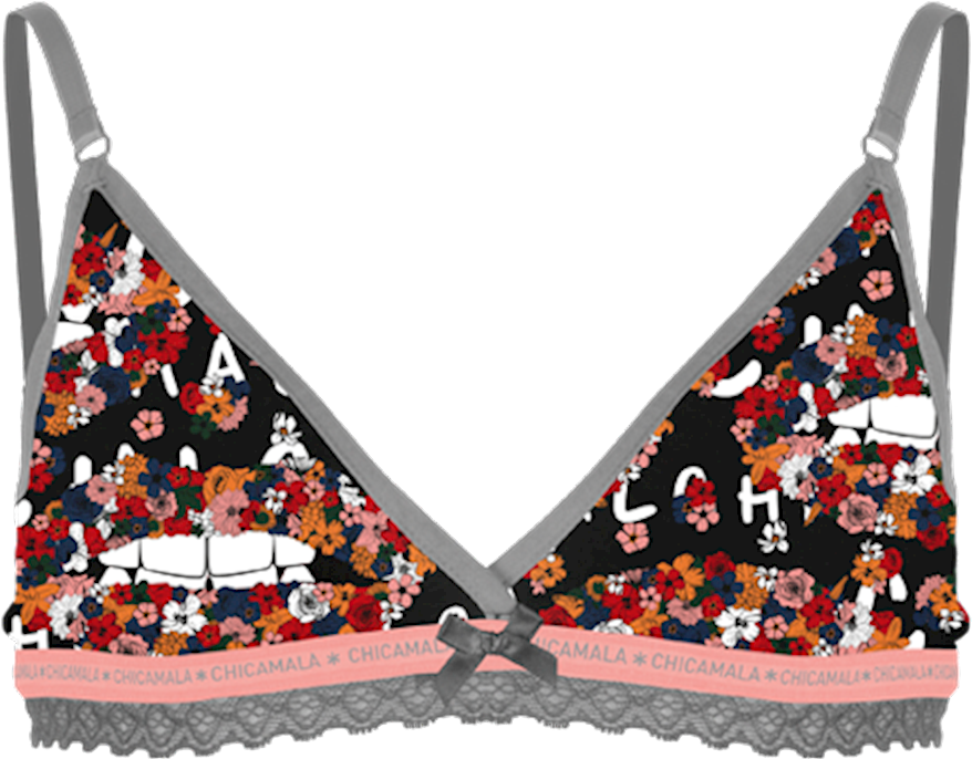 Girls Triangle Top Flowex - Swimsuit Top (1920x1920), Png Download