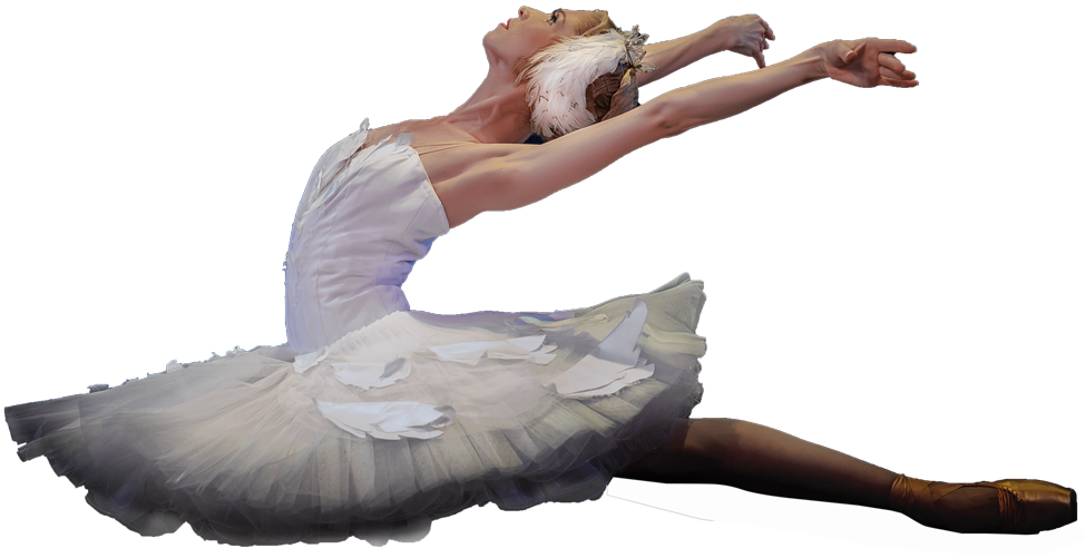 Ballet Dancer Png - Turn (1000x521), Png Download