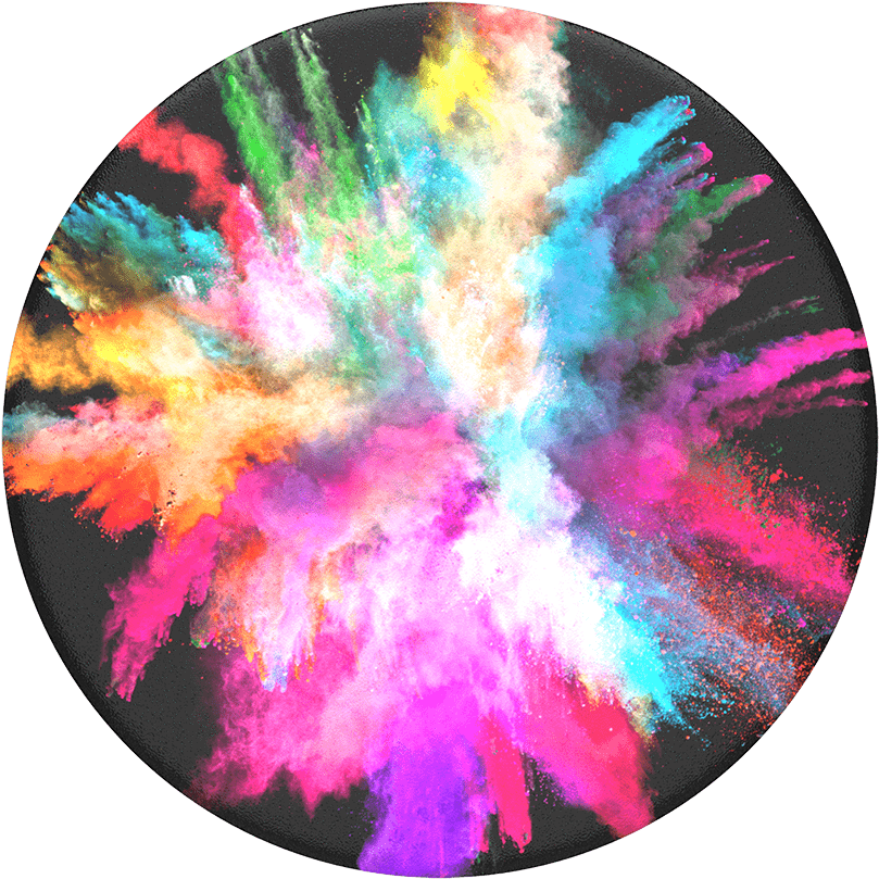 Color Burst Gloss, Popsockets - Powder Colorful (1000x1000), Png Download