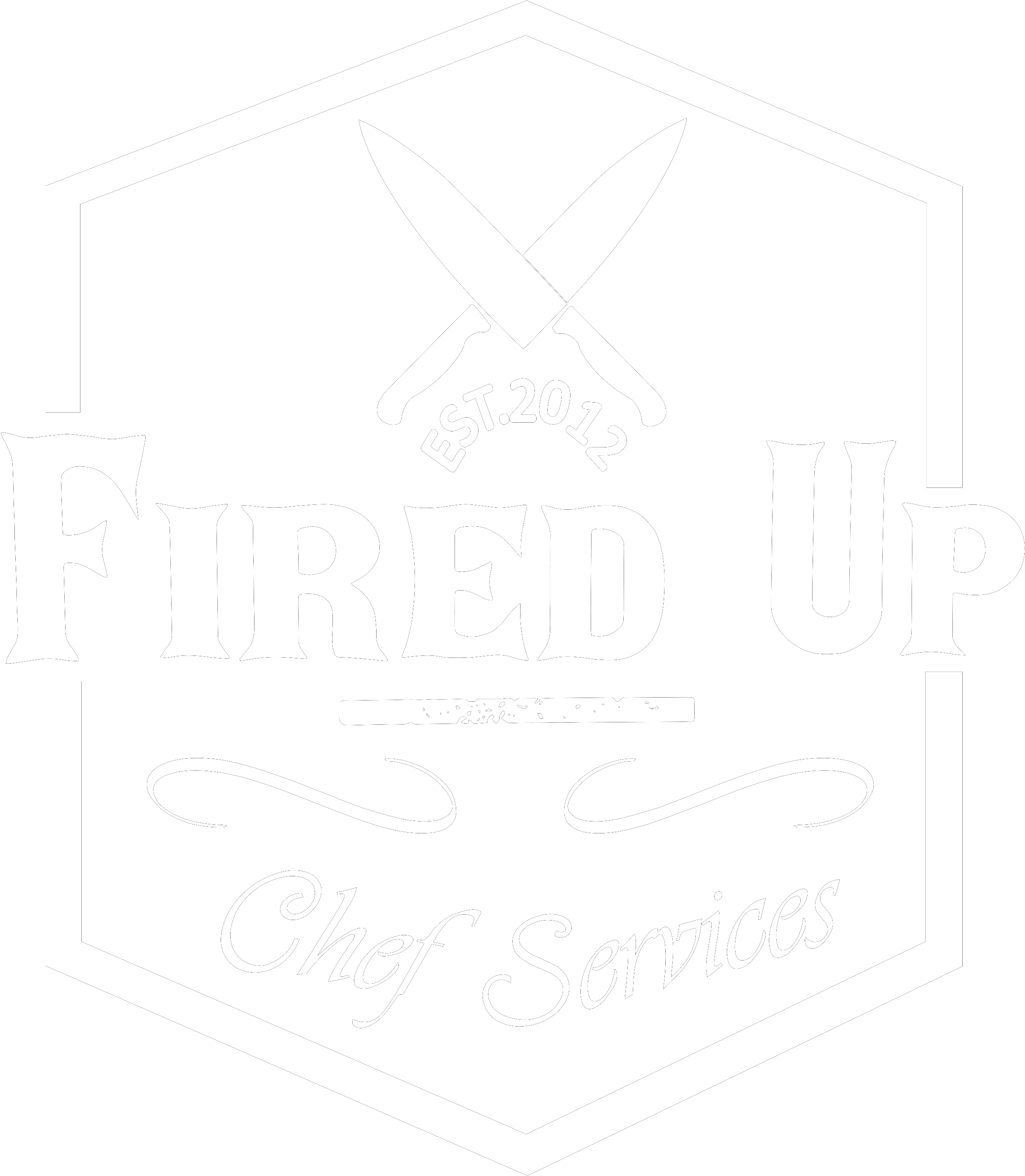 About Fired Up Chef - Sign (3000x3598), Png Download