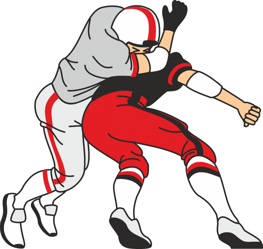 Clip Art Library American Custom T Shirt Designs From - Football Tackle Clip Art (900x853), Png Download