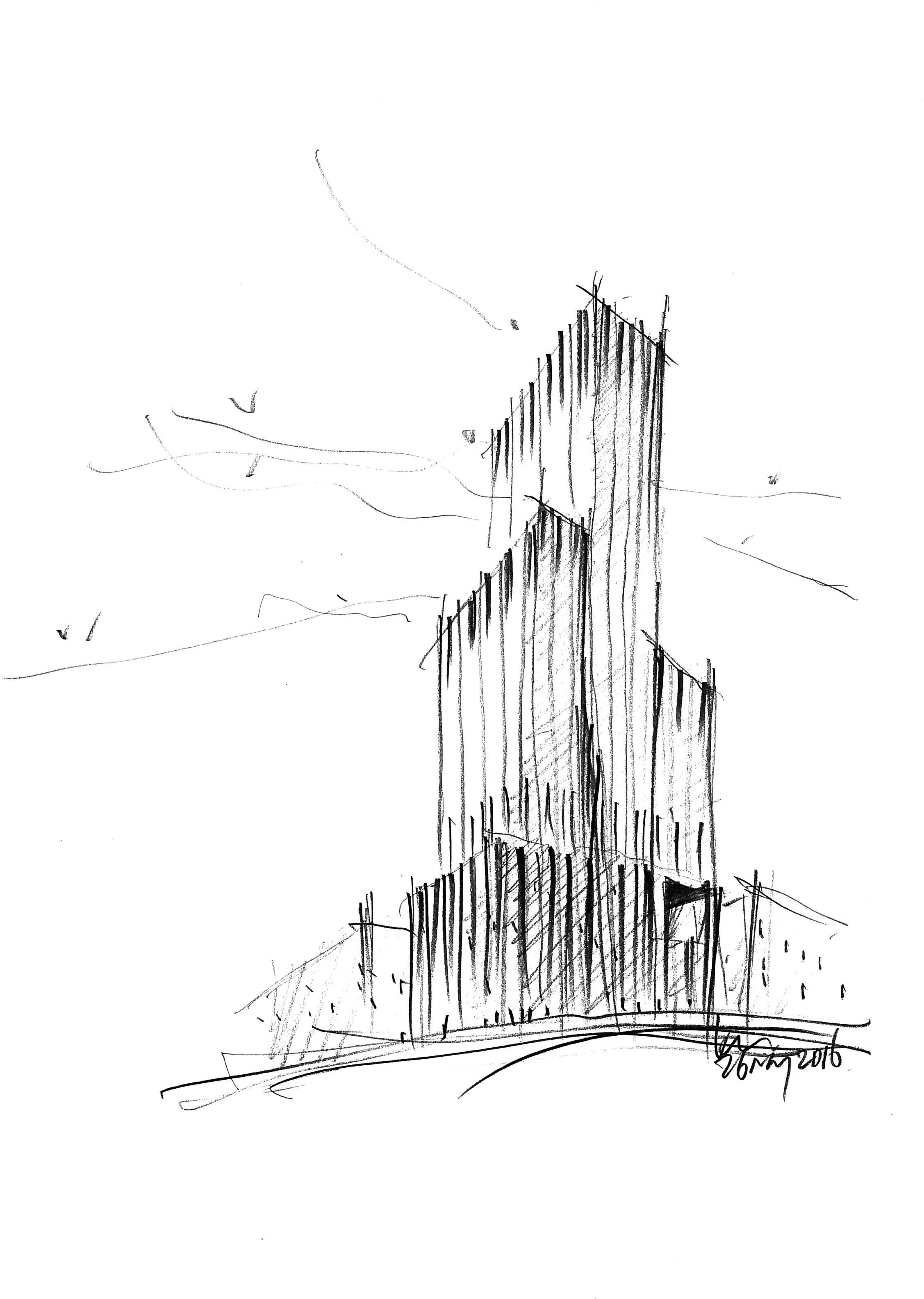 A New 36-storey Tower For The City Of London Providing (2500x3559), Png Download