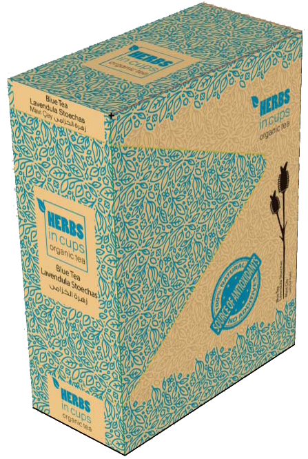 Blue Tea - Box (1040x1040), Png Download