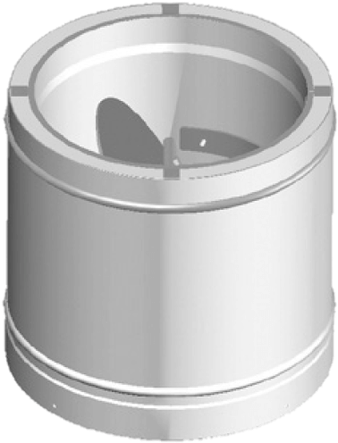 Chimney Top Damper - Cheminer 8 Pouce (720x800), Png Download