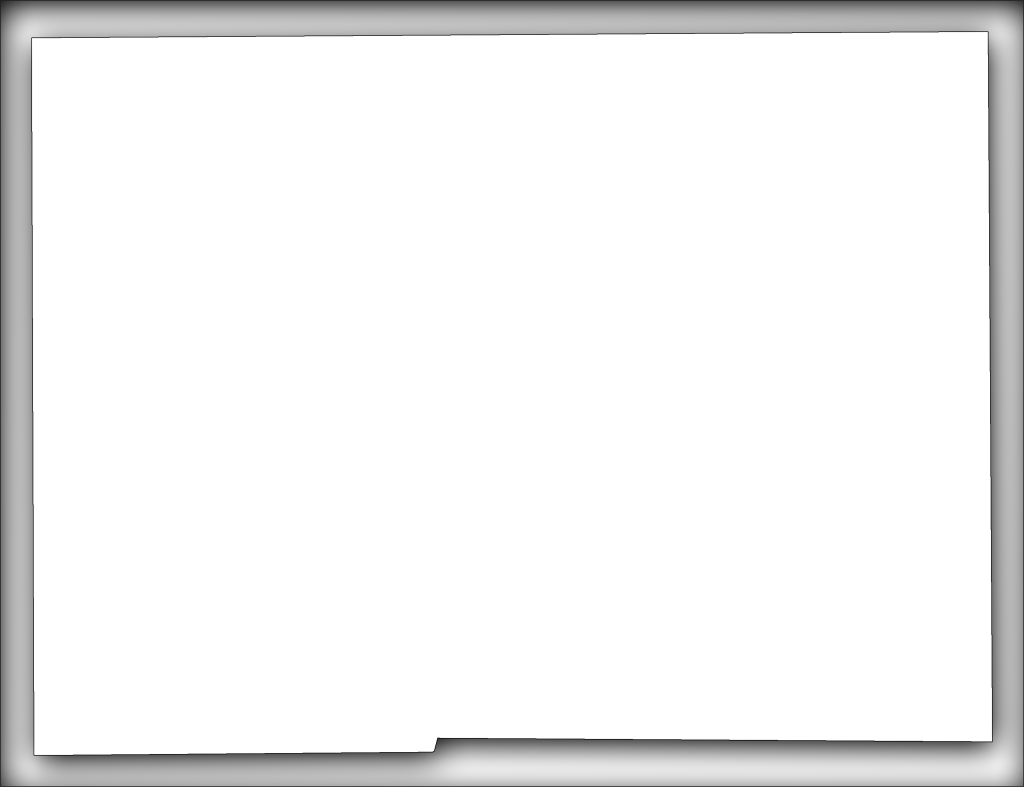 A Map Of Hardee With An Outer Shadow Box Around The - Ivory (1024x787), Png Download