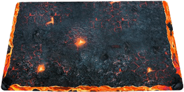 Arena Edition Volcano Playmat - Arena Edition Volcano Playmat Blackfire (700x700), Png Download