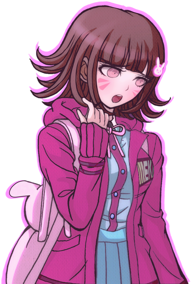 Gamer Girl - Chiaki Nanami Avatar (1280x1280), Png Download