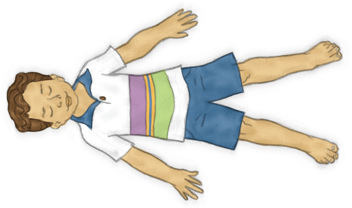 Pose To Help Children Calm Angry Feelings - Illustration (800x467), Png Download