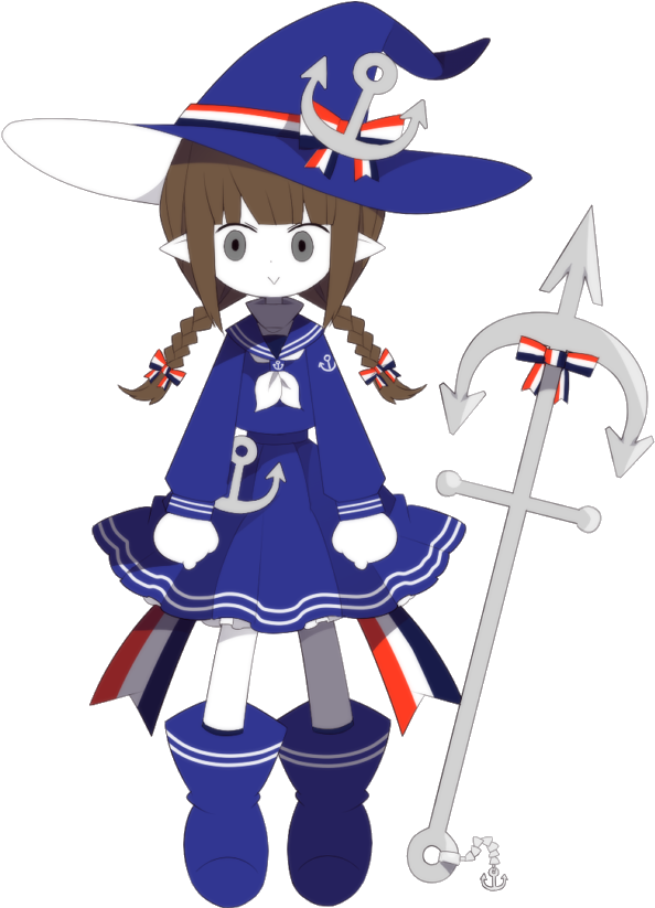 Image - Wadanohara And The Great Blue Sea Wadanohara (604x828), Png Download