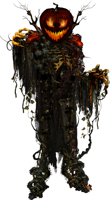 The Hallow 5 Frightening Attractions - Pumpkin Monster (440x800), Png Download